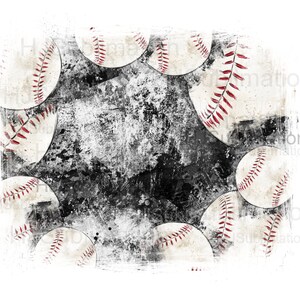 Distressed Baseball PNG. Grunge Background.splash Frame Sublimation ...