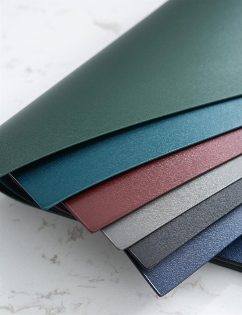 Rectangle Faux Leather Placemat Set of 4 Waterproof Etsy