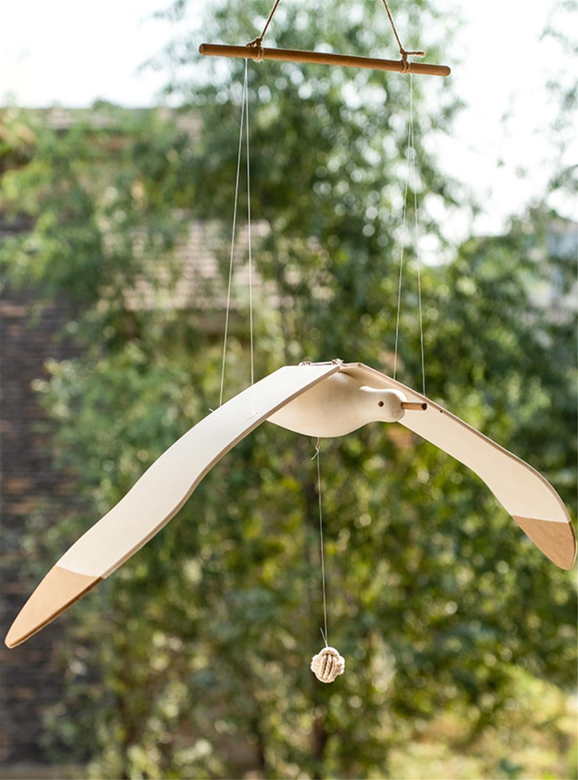 Gaviota voladora de madera pájaro decoración de la pared | Etsy