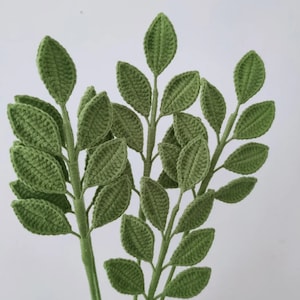 Schema BUNDLE LEAF all'uncinetto. 9 modelli di foglie di fiori in 1