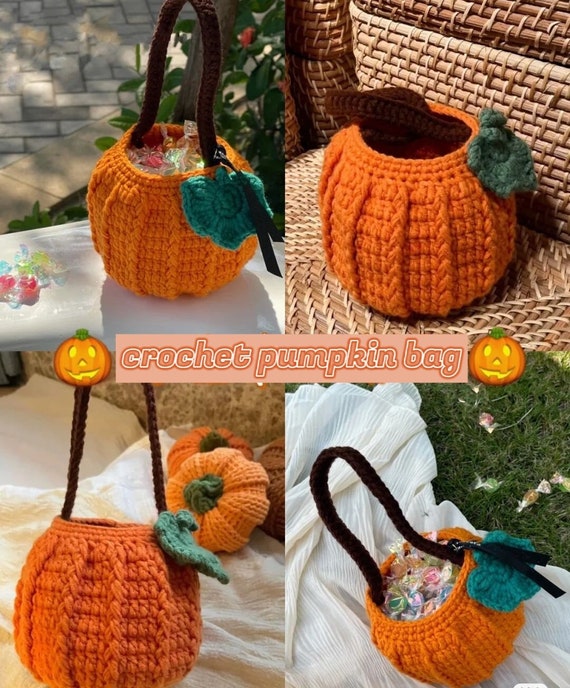 JOYIN Borsa A Secchiello Di Peluche A Forma Di Zucca Per Halloween - 19 Cm, Per Dolcetto O Scherzetto