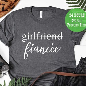 Fiancee Shirt, Fiance Shirt, Girlfriend Fiancee, Couples Engagement ...
