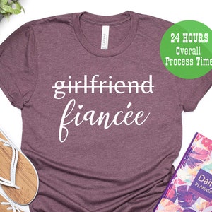 Fiancee Shirt, Fiance Shirt, Girlfriend Fiancee, Couples Engagement ...