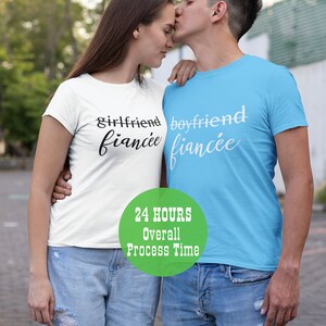 Fiancee Shirt, Fiance Shirt, Girlfriend Fiancee, Couples Engagement ...