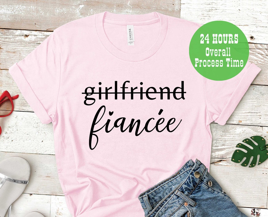 Fiancee Shirt, Fiance Shirt, Girlfriend Fiancee, Couples Engagement ...