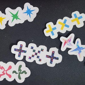 TXT album sticker symbols