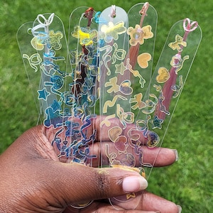 Holographic Kawaii Bookmarks