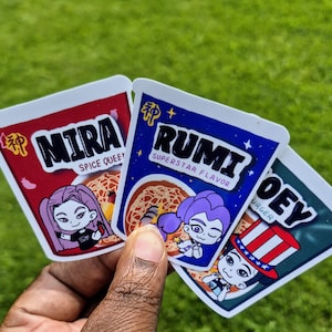 Kpop Demon Hunters Huntrix Ramyeon cups