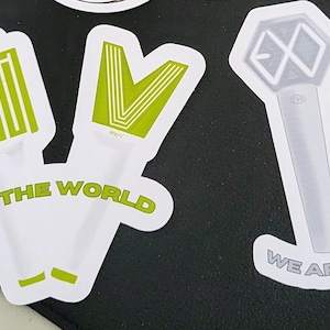 Kpop Lightstick Vinyl Sticker