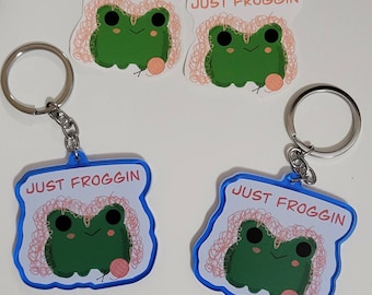 Just Froggin keychain