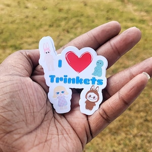 Trinket Lover matte vinyl sticker