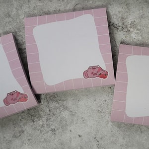 Strawberry Cow Sticky Note Memo Pad