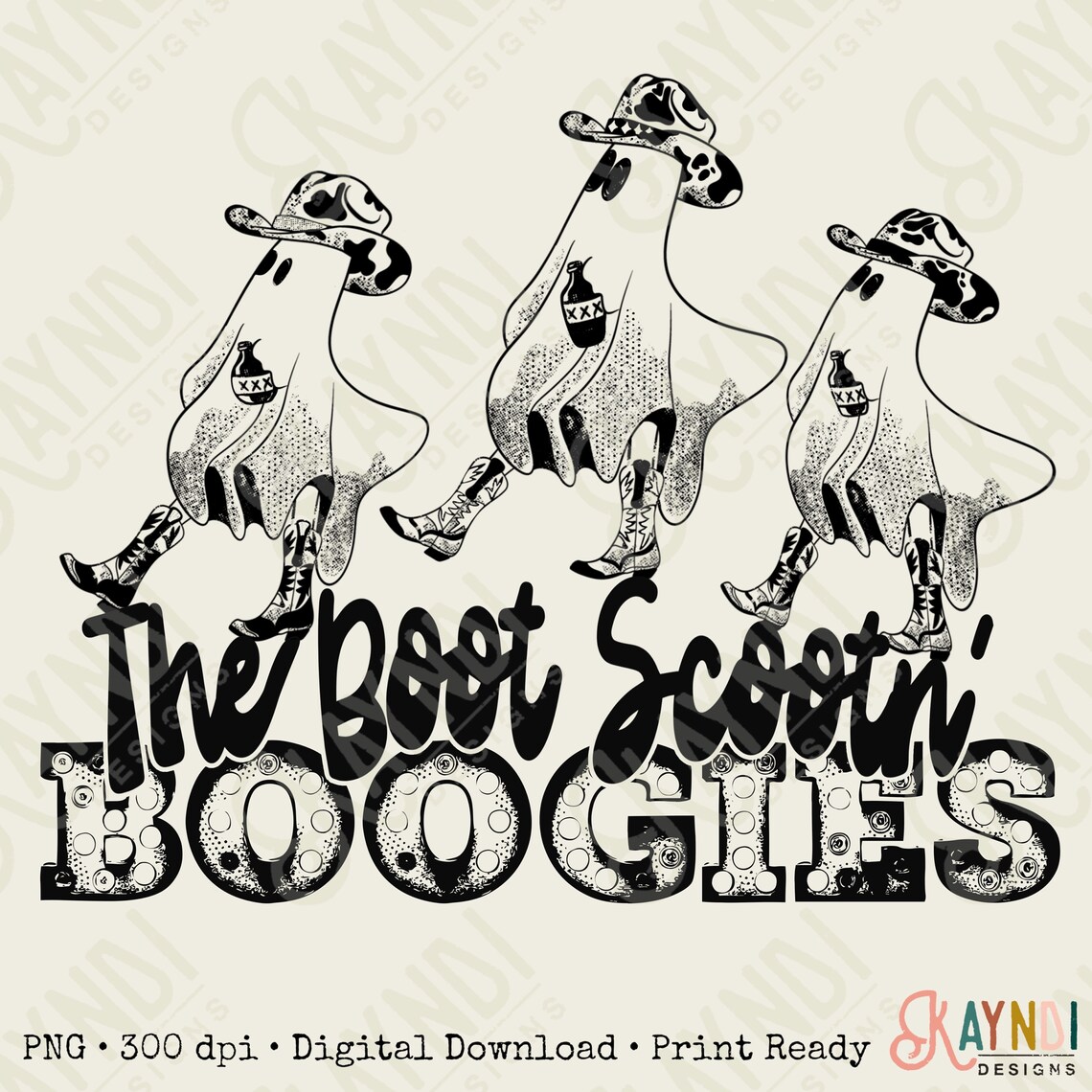 The Boot Scootin' Boogies Single Color Sublimation Design Etsy