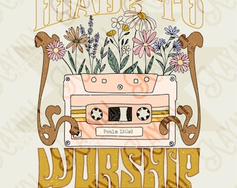 Made to Worship Sublimation Design PNG Digital Download Printable