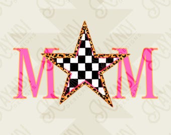 Mom Star Digital Download Sublimation DTF Print Ready