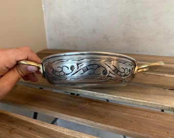 Hanmade Engraved Copper Pan