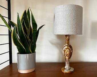 Vintage 1950's Alabaster Table Lamp "ONYX"