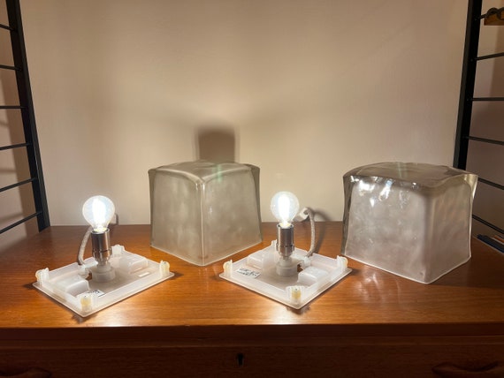Vintage 1990 s IKEA Iviken Table Lamps ice includes Bulbs price