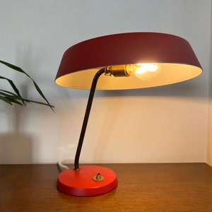 Vintage 1950&#39;s Bauhaus Desk Lamp &quot;SAUCER&quot;