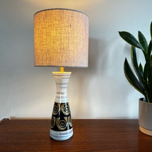 Vintage 1960&#39;s Dumler & Breiden Vase Table Lamp &quot;MURAL&quot;