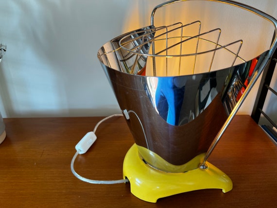 Vintage 1950's Lloyd Metcalfe Space Heater Lamp Conversion - Etsy UK