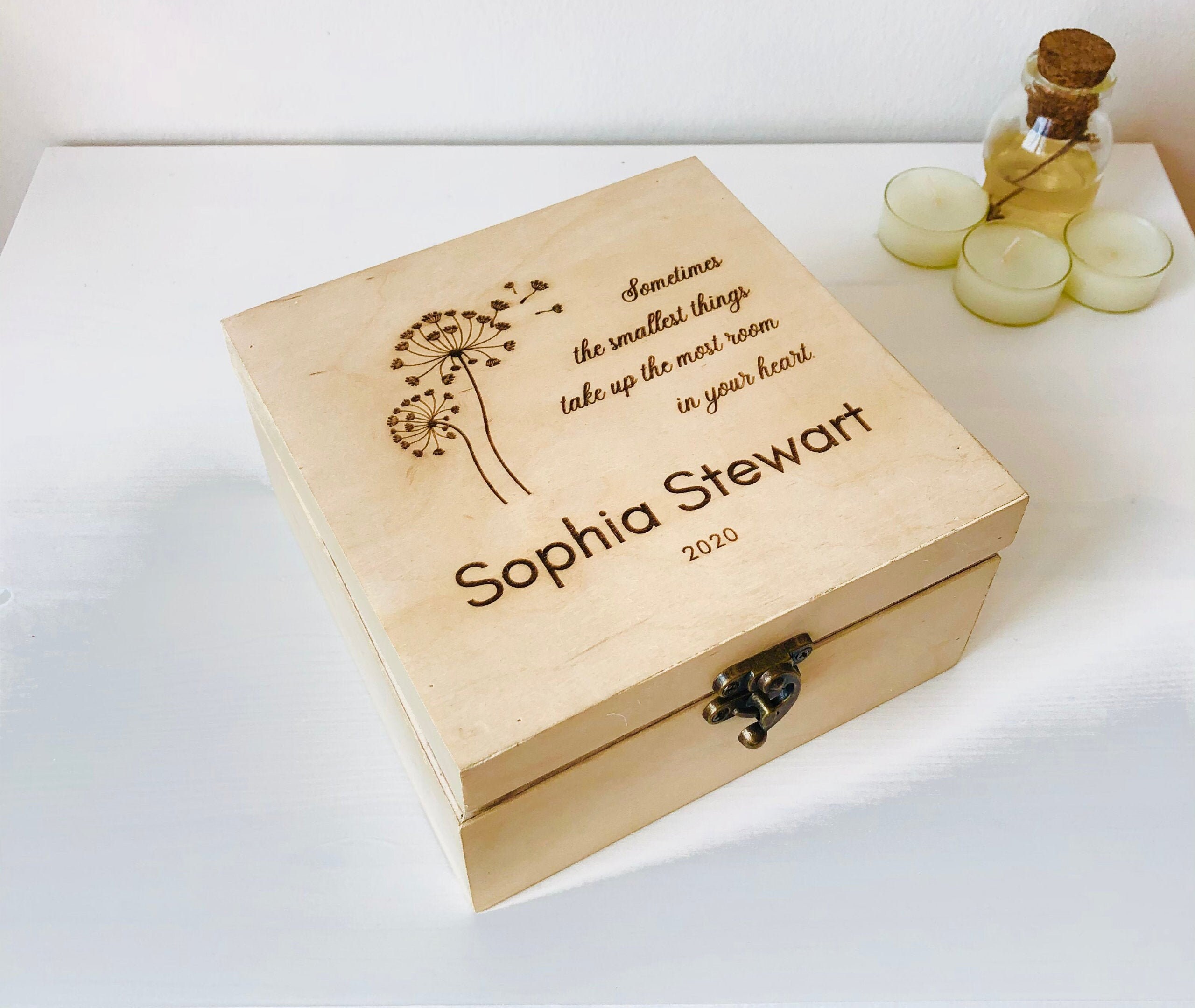 Baby Memory Box Infant Loss Memorial Baby Loss Memorial Etsy