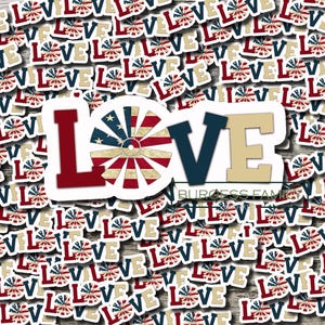 Love America sticker, USA