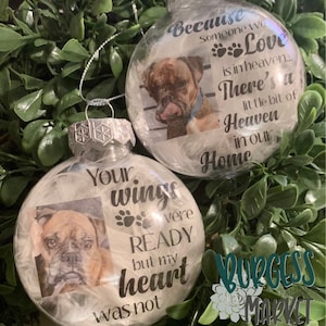 Floating memorial ornament, shatterproof