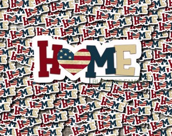 Home America sticker, USA
