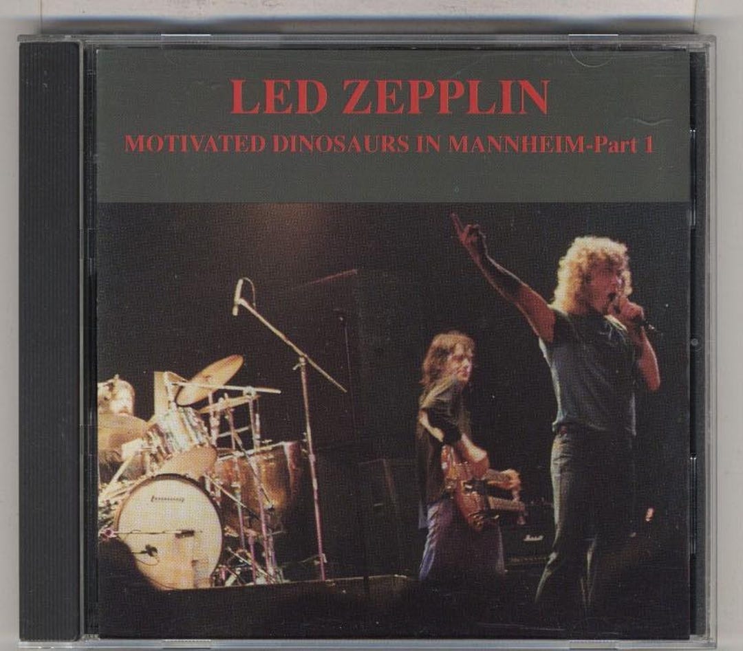 Led Zeppelin - Motivated Dinosaurs in Mannheim (1980) - Parts 1 +