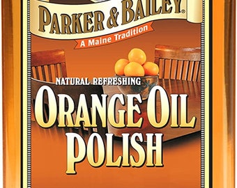 Parker & Bailey Natural Orange Oil Furniture Polish, Protector and Restorer 16 Fl Oz. / 473ml,One Size