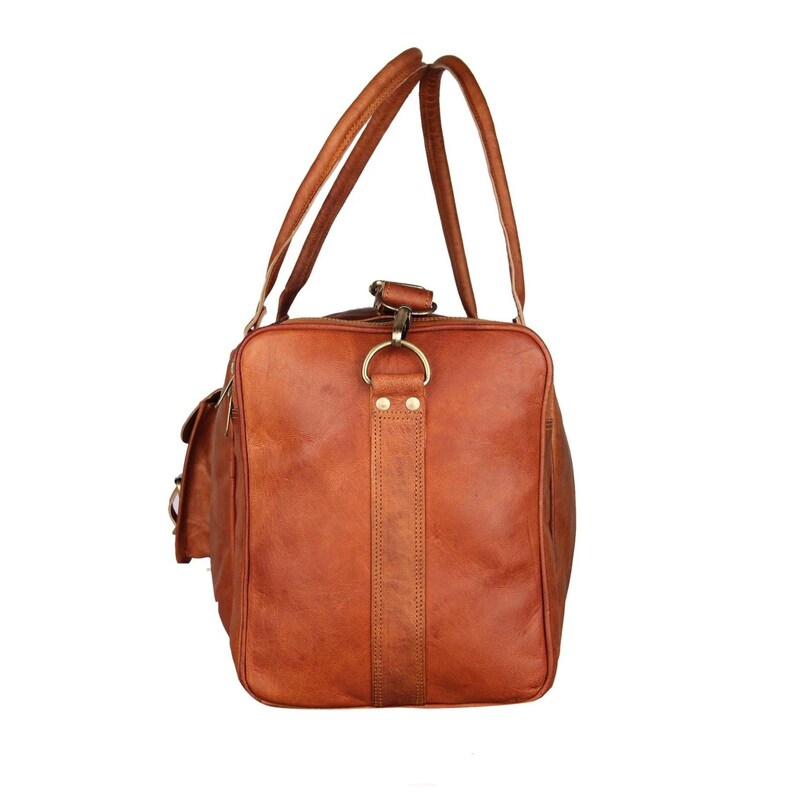 Leather Duffle Bag Men Leather Duffel Bag Leather Travel Bag Etsy