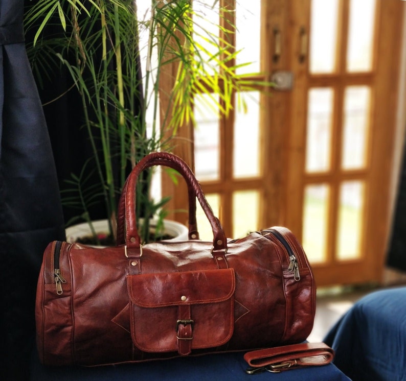 Groomsmen Gift Vintage Overnight bag Groomsmen Duffel Bag Gift for her Travel Bag for Men Christmas gift for him