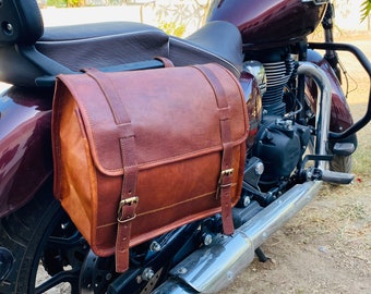 leather pannier bags