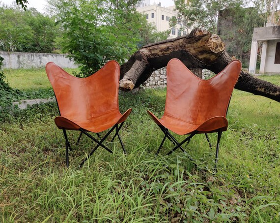 Butterfly chair online and ottoman