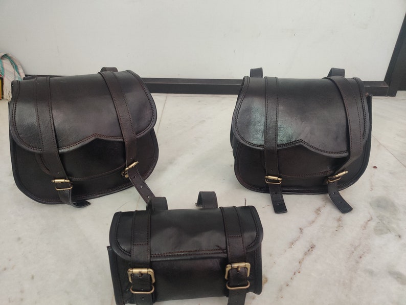 leather motorcycle panniers