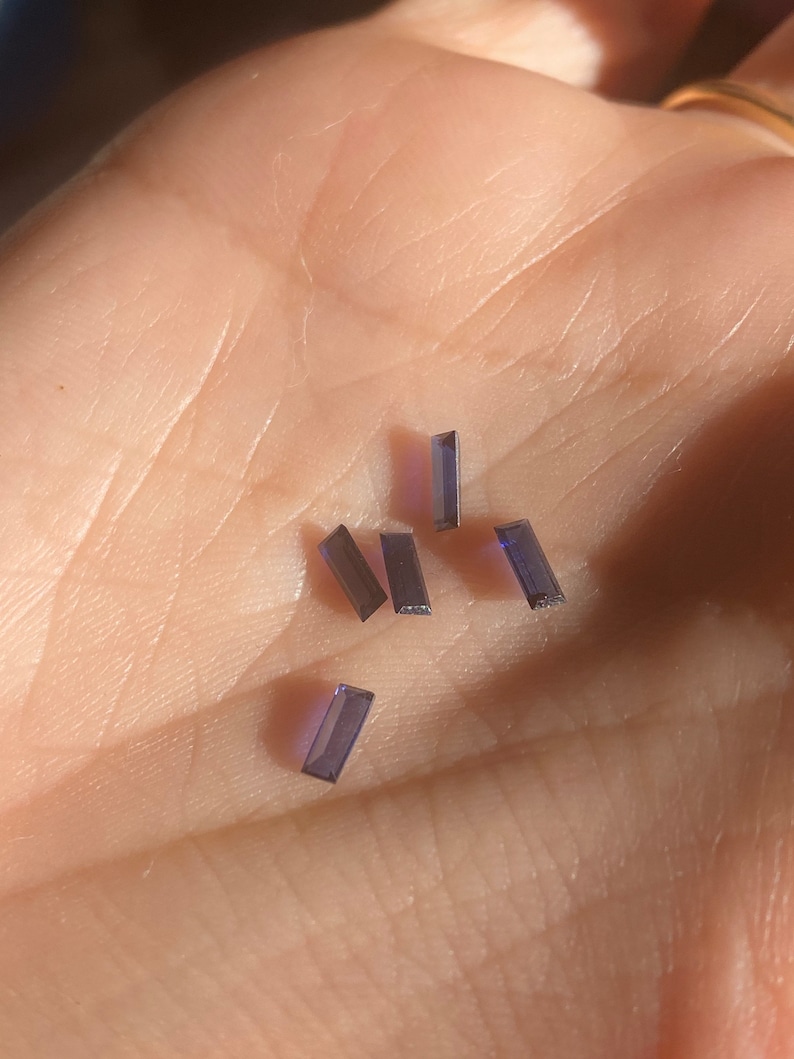 Rectangle Jems Lot of 5 Rectangular Sapphires - Etsy