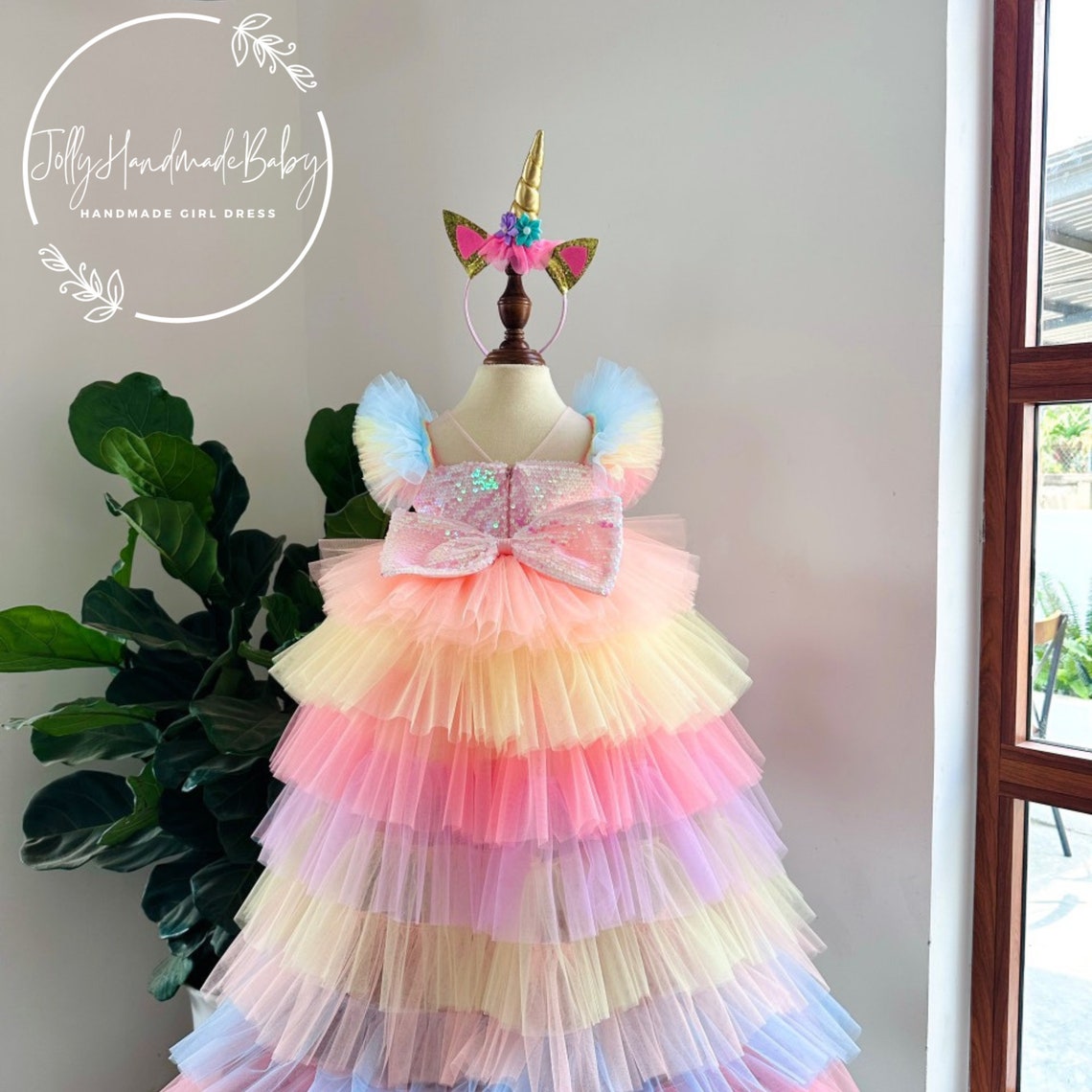 GIRL TUTU DRESS Cake Smash Dress Birthday Wear Outfit Etsy