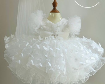 Handmade Baby Butterfly Tulle Dress: Formal Party Gown - Etsy