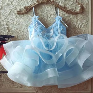 Handmade Sky Blossom Dress