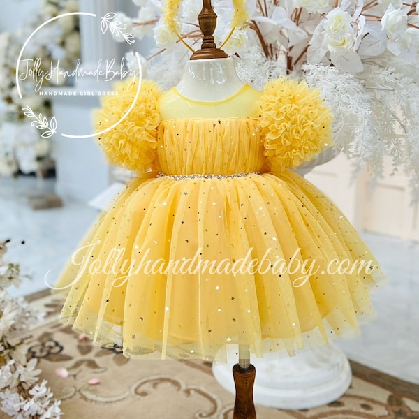 Yellow Little Girl Dresses - Etsy