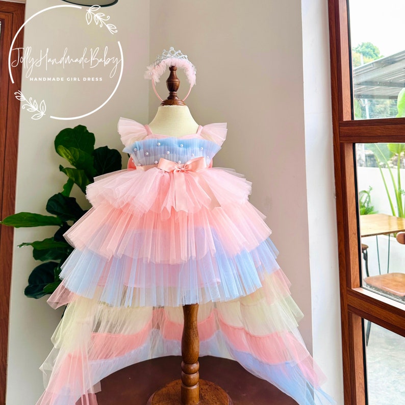 GIRL TUTU DRESS Cake Smash Dress Birthday Wear Outfit Etsy