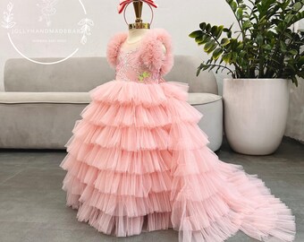 Rosa Partykleid - Prinzessin Tiana Kleid - Benutzerdefinierte Größe Und Farbe, Die Sie Lieben