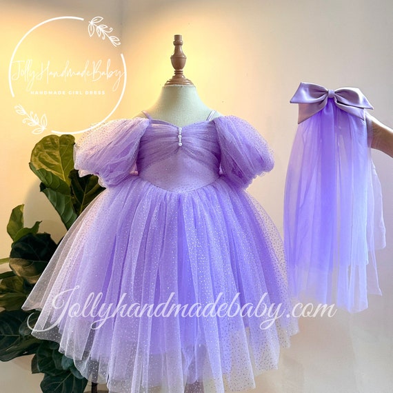 Baby girl fluffy dresses sales