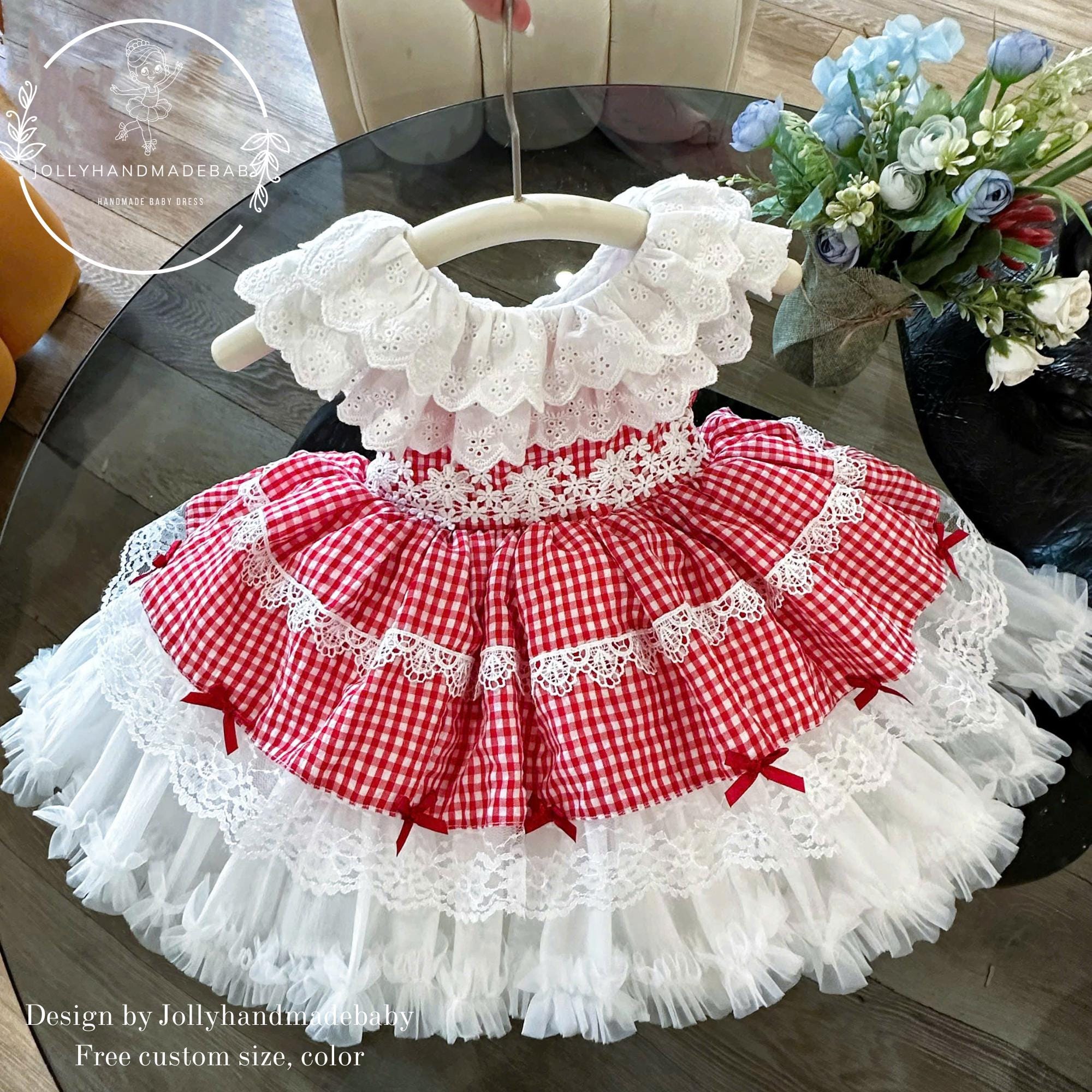 red plaid infant dress Ketyyh-chn99 Baby Girl Christmas Red Plaid Dress Ribbed Ruffle Romper Princess Tutu Dress Clothes Party Dresses Black,12-18 Months