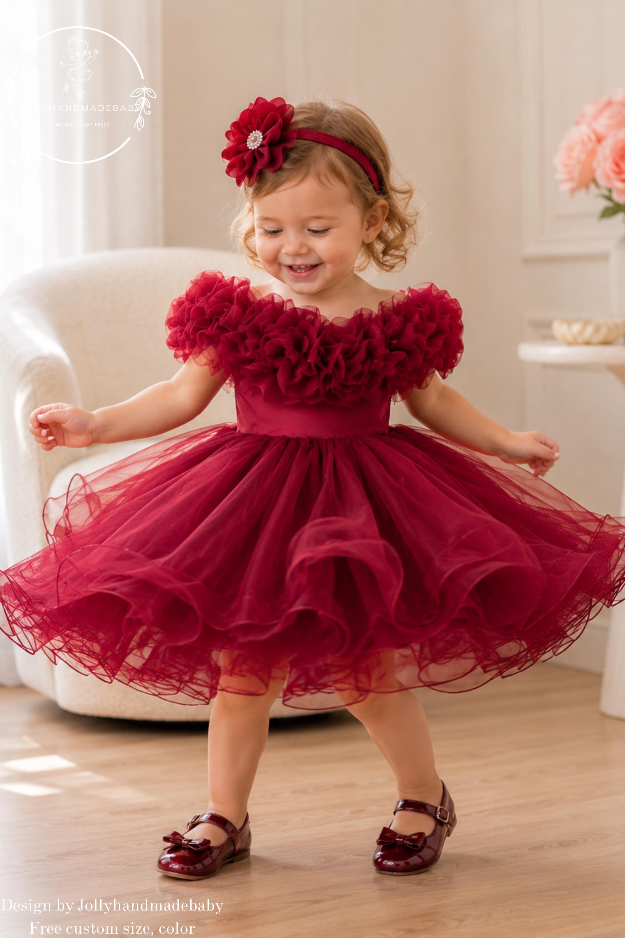 burgundy toddler dresses Dress Fall2024 Women's West Coast Leather Size:US 13 / EU 46 It has beautiful hand