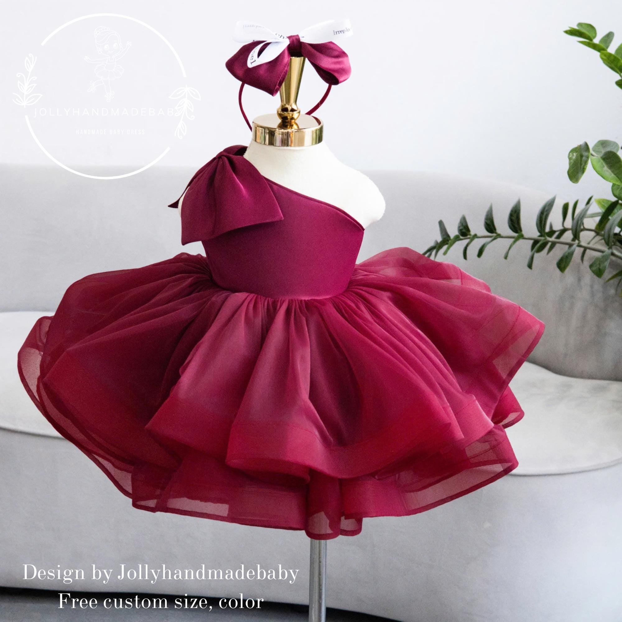Burgundy Formal Dress Kids - Etsy Burgundy Formal Dress Kids - Etsy