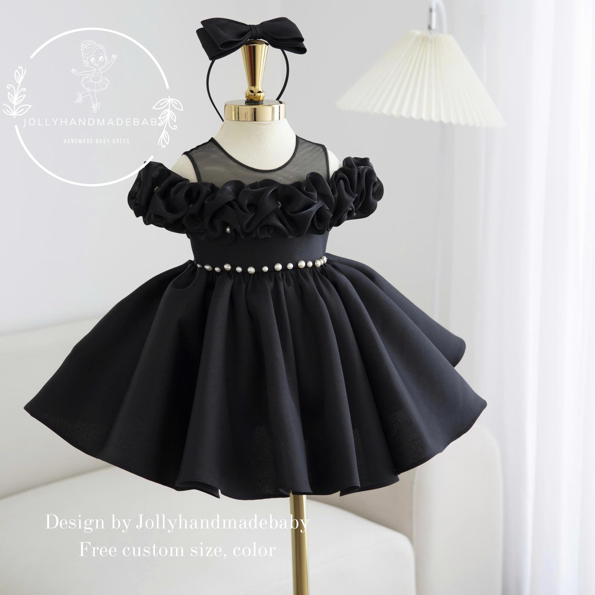 トップス Treat Girl's tulle frill jersey トップス Treat Girl's tulle frill jersey (Black) トップス Treat