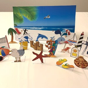 BEACH Paper Craft instant DOWNLOAD 8 1 2 X 11 craft For Kids 19 Cut beach-paper-craft-instant-download-8-1-2-x-11-craft-for-kids-19-cut