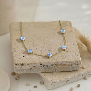Moonstone minimalist station necklace handmade bridal jewelry gift
Elegant Moonstone minimalist silver necklace for layering everyday wear
Moonstone minimalist necklace gift for wife dainty birthstone jewelry
Delicate Moonstone minimalist station necklace with bezel gemstones